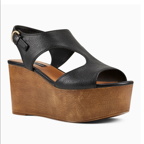 Nine West Edge Women's Platform Wedge Sandals - Picture 2 of 5
